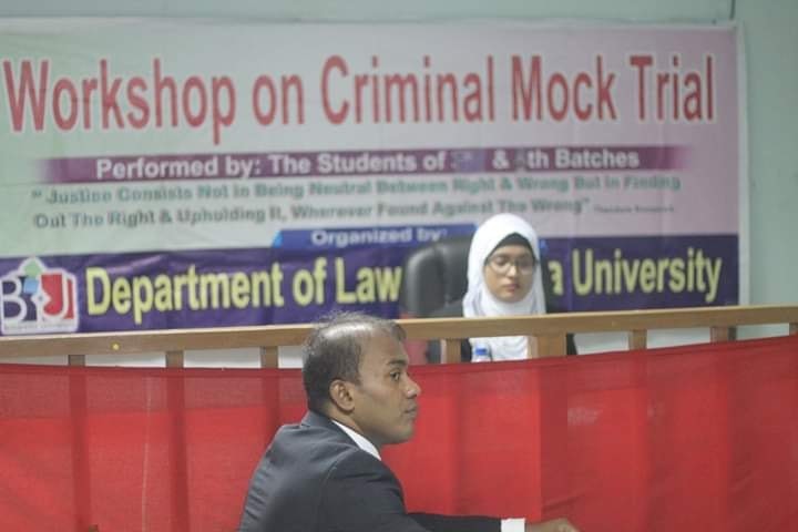 Workshop on Criminal Mock Trial Summer 2019